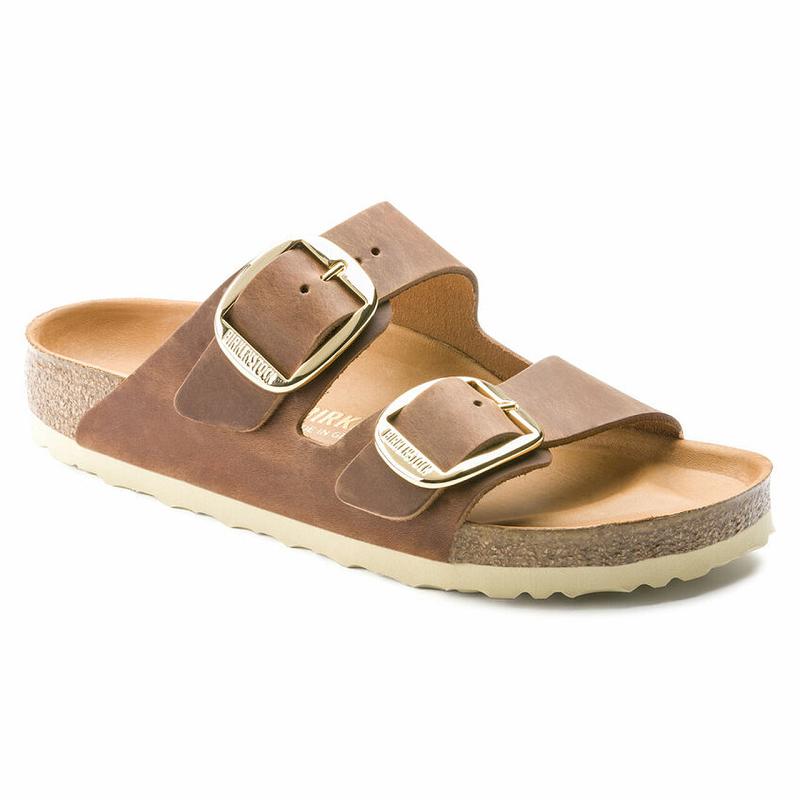 Arizona Birkenstock Big Prackou Oiled Kozene Damske Hnede | SK 71ZUT